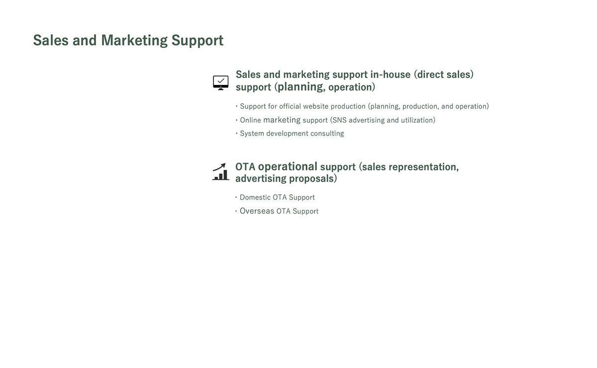 Sales and Marketing Support